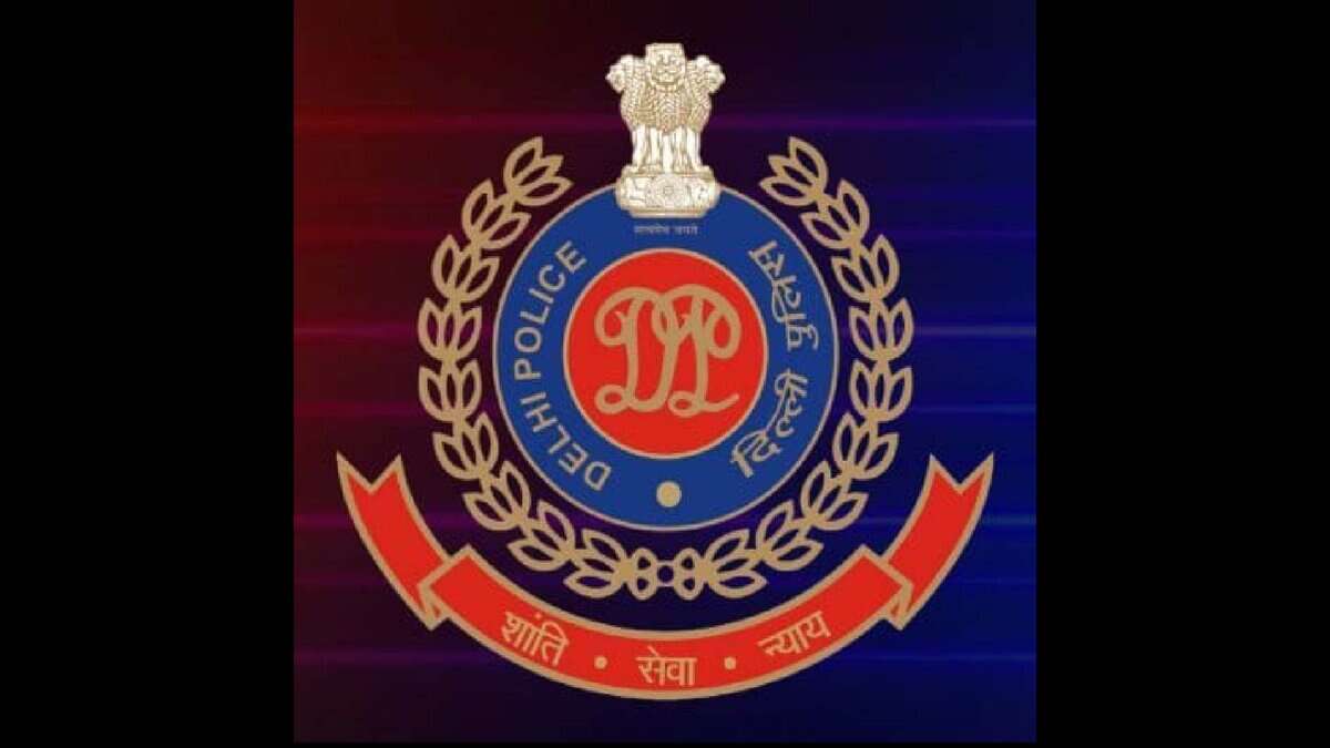 An emblem of the Delhi Police