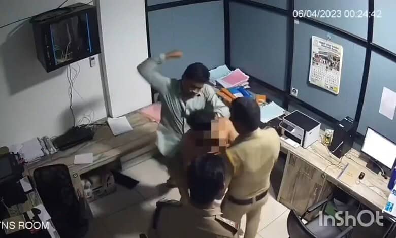 A Youth Congress leader was beaten in police custody in Kerala