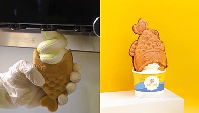 Hyderabad is home to India's first Taiyaki ice cream store