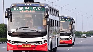 TGSRTC buses in Telangana for TGSRTC jobs story