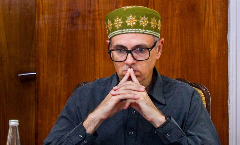 J&K chief minister Omar Abdullah