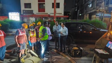 GHMC officials test the robotic technology for drain cleaning in Hyderabad
