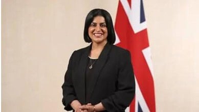 UK home secretary Shabana Mahmood