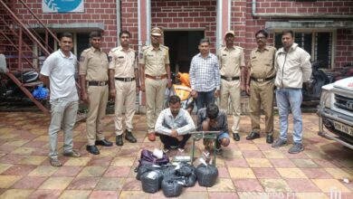 Two persons were arrested for possessing ganja in Hyderabad