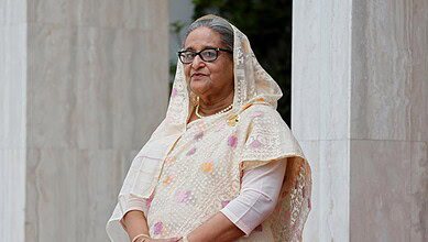 Former Bangladesh PM Sheik Hasina