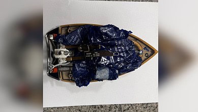 Gold concealed in iron box was seized at Hyderabad Airport