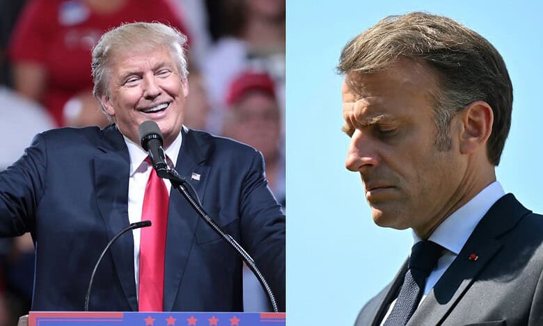 Trump Macron