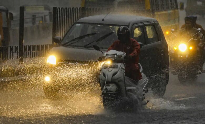 heavy rain