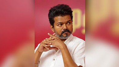 Actor-turned-politician and TVK founder Vijay