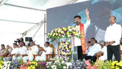 Telangana CM Revanth Reddy laid the foundation stones for two major projects for the Bharat Future City