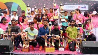 Winners of the Pink Power Run 2.0 in Hyderabad