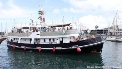 Flotilla heads to Gaza from Barcelona