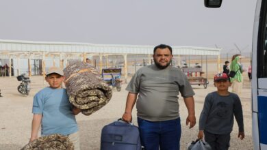 Syrian refugees return from Jordan