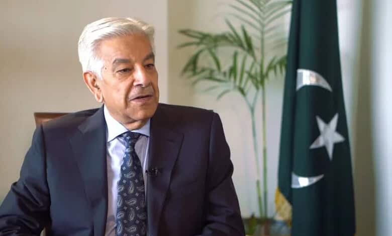 Pakistan Defence minister Khawaja Asif