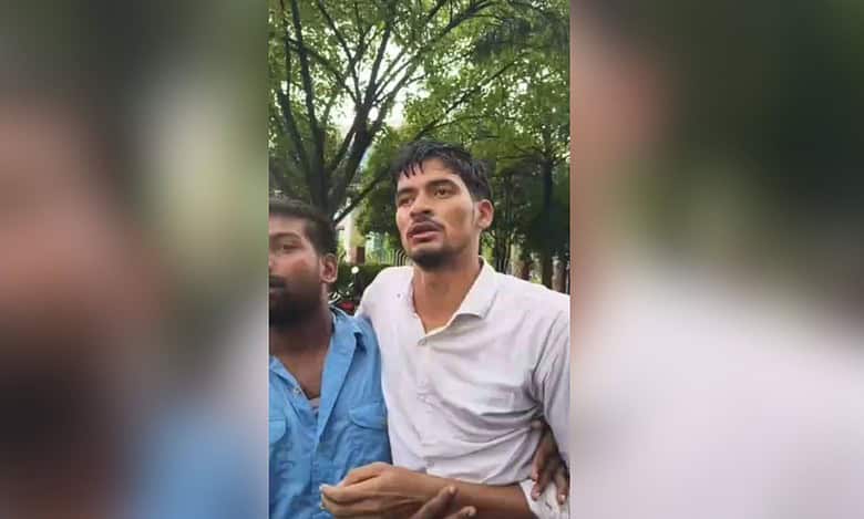 Students at the Babasaheb Bhimrao Ambedkar University were allegedly attacked by ABVP over their objection to a puja on campus.
