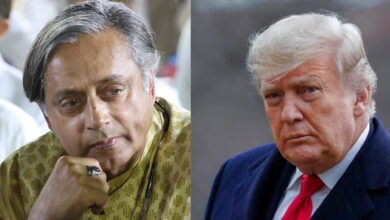 Shashi Tharoor and Donald Trump