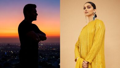 Left is AI image and right is Deepika Padukone's photo from Instagram