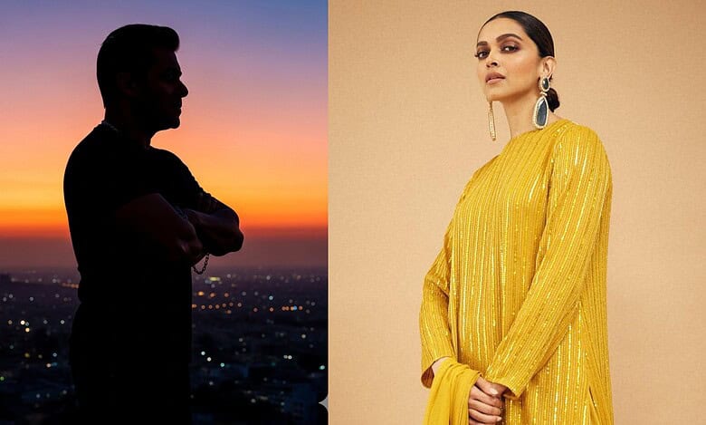 Left is AI image and right is Deepika Padukone's photo from Instagram
