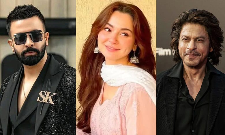 Shakib Khan, Hania Aamir and Shah Rukh Khan