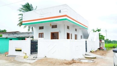 A house constructed under the Indiramma housing scheme