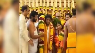 Ganesh laddu auction in Madhapur