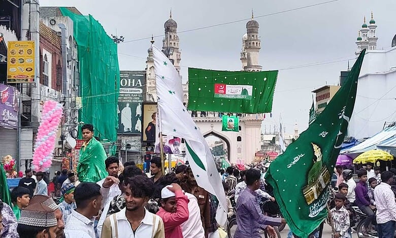 Milad un Nabi processions in Hyderabad