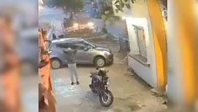 Septic tank crashes into temple in Uppal