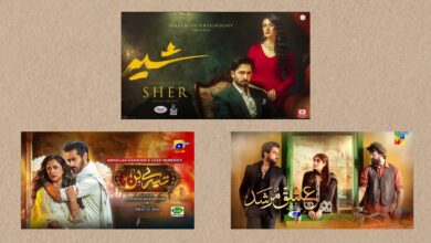 Pakistani dramas Sher, Tere Bin and Ishq Murshid