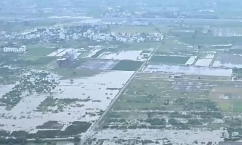 Cylone Montha causes massive destruction in Andhra Pradesh.