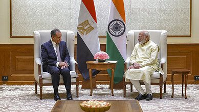 PM Modi meets Egyptian FM Badr Abdelatty