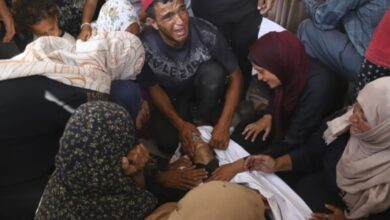 Gaza's Ministry says it has received 45 additional bodies of Palestinians from Israel