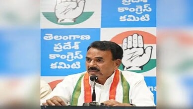 Telangana Minister Jupally Krishna Rao addresses a meeting