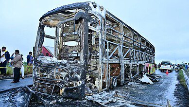 Bengaluru IT body urges probe after Kurnool bus blaze kills 20