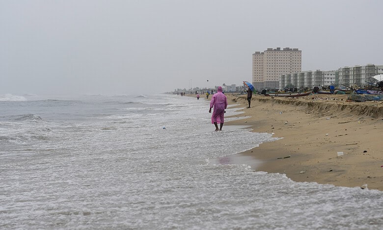 Cyclone Montha: Rough sea in Chennai