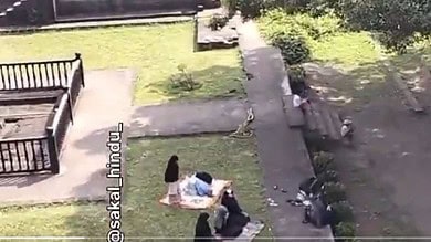 Muslims offering Namaz at Pune’s Shaniwar Wada
