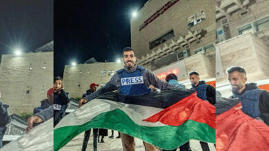 Palestine journalist Saleh Aljafarawi