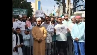 Protests against Raja Singh in Hyderabad