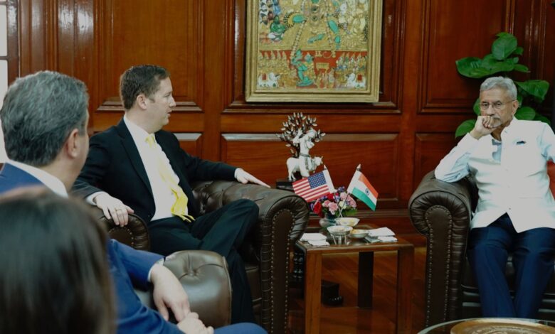 S Jaishankar meet Ambassador-designate Sergio Gor of the US