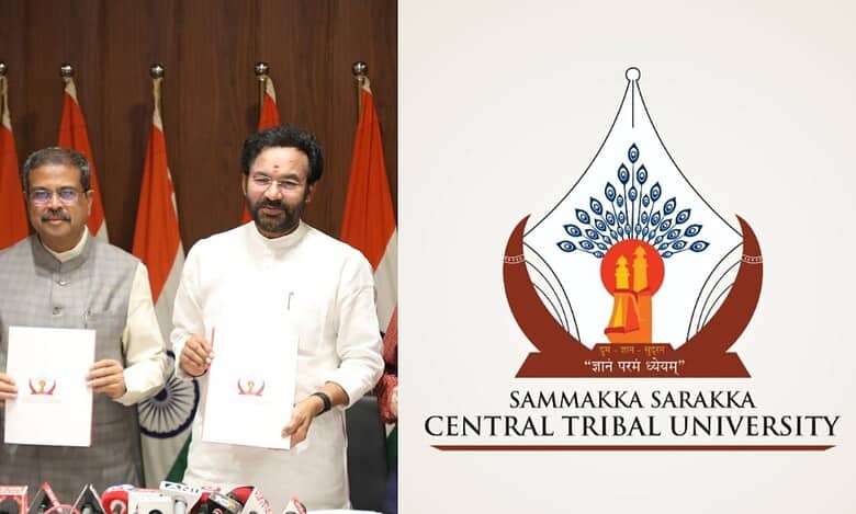 Union ministers unveils Sammakka Saralamma University logo
