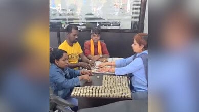 Chhattisgarh farmer Bajrang Ram Bhagat paid Rs 40000 in coins and brought a scooter for his daughter