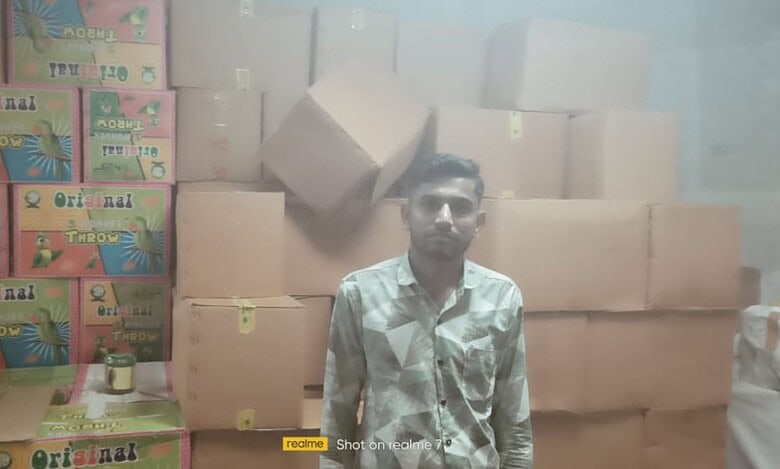 Illegal firecracker store busted in Hyderabad