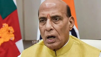 Defence minister Rajnath Singh