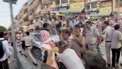 Students detained amid pro-Palestine protest in Delhi University