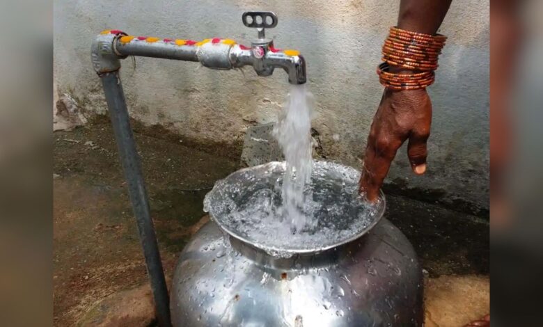 drinking water