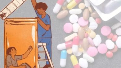 Representational image of youth addicted to drugs