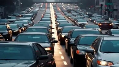 Representational image depicting traffic