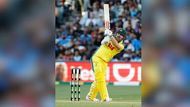 Australia's Travis Head bats during the one day international cricket match between Australia and India in Adelaide on Thursday. AP/PTI