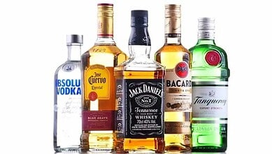 Representational image of liquor bottles