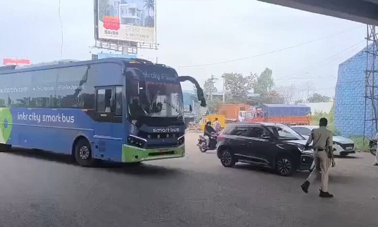 A day after the Kurnool bus fire accident, transport authorities are checking private busses across Telangana, including Hyderabad on Saturday