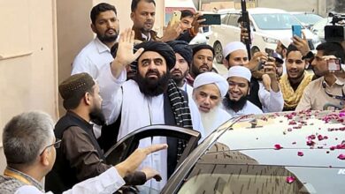 Saharanpur: Afghanistan's Foreign Minister Amir Khan Muttaqi arrives at Darul Uloom Deoband during his visit to India, in Saharanpur district, Uttar Pradesh, Saturday, Oct. 11, 2025. (PTI Photo)